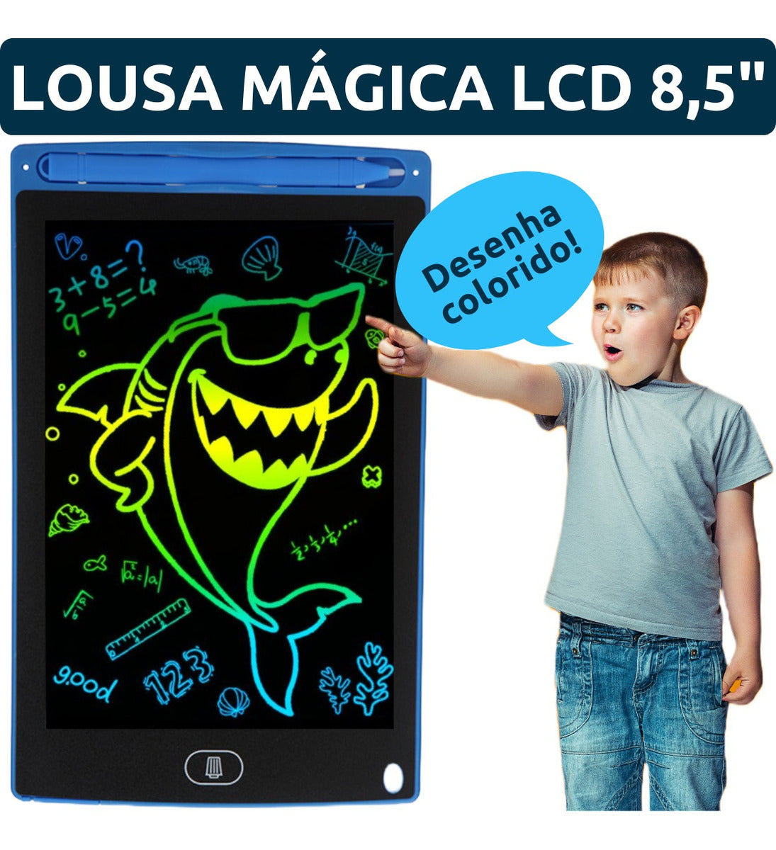 #08 Tablet Lousa Mágica - LCD Screen