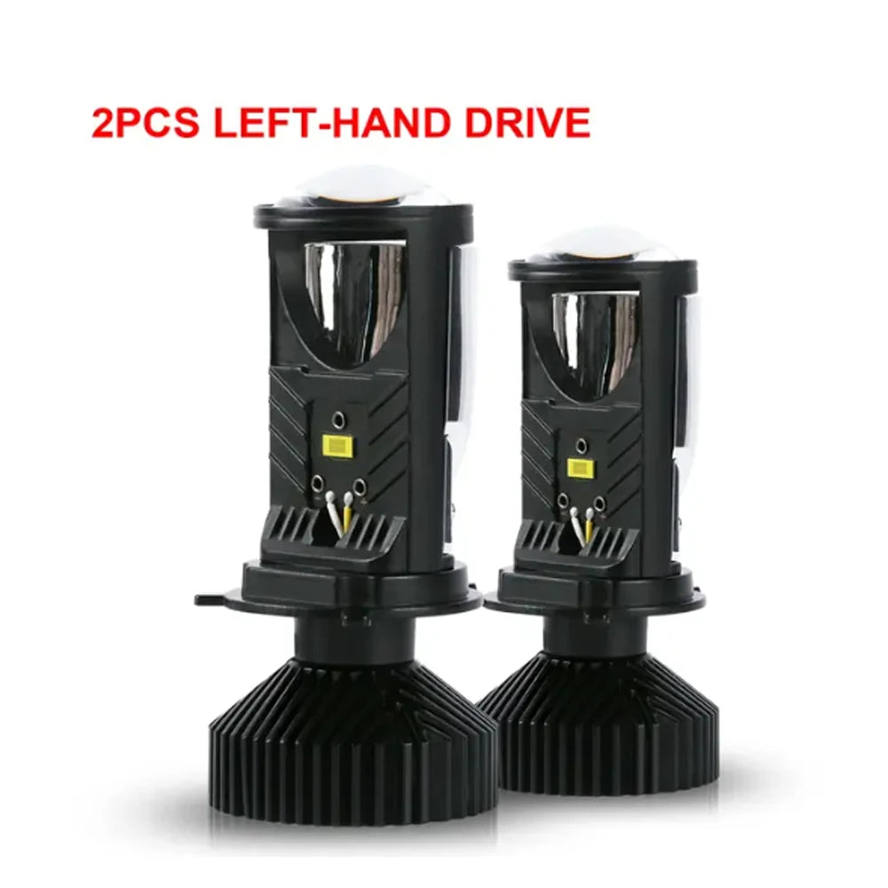 #40 Super Lâmpadas H4 led projetor para faróis automotivos