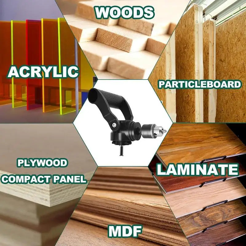 #36 Adaptador de 90 graus para furadeira ou parafusadeira broca multifuncional ergonômico