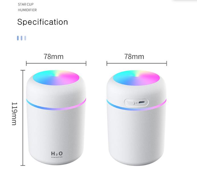 #02 Mini Umidificador portátil - Soft Light