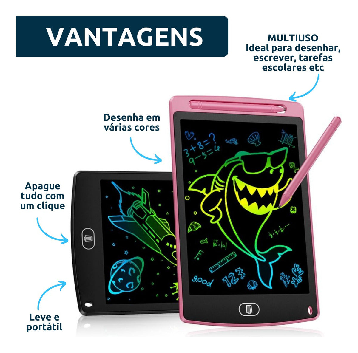 #08 Tablet Lousa Mágica - LCD Screen