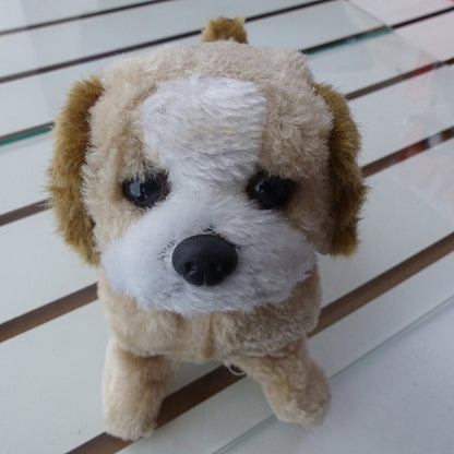#13Cachorro Brinquedo De Pelúcia Pula Anda Late Da Cambalhota