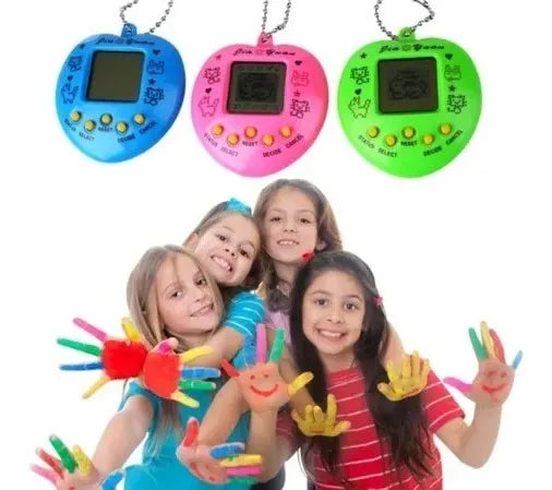 #12 Tamagochi Virtual 168 Animais - Retro Toy
