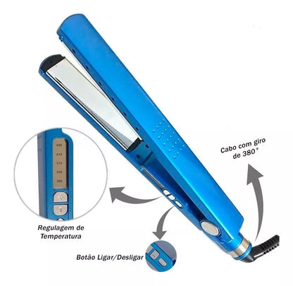 #15 Chapinha Profissional 230°C Bivolt - Prancha Titânio