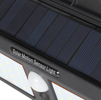 #09 Luminária Solar Arandela 30 Leds Parede Com Sensor Presença