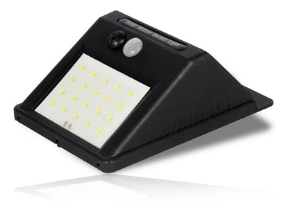 #09 Luminária Solar Arandela 30 Leds Parede Com Sensor Presença