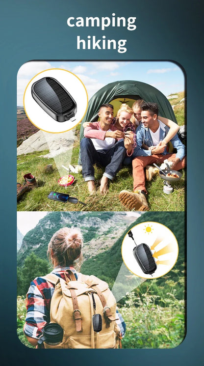 #31 Mini Solar Power Bank for Iphone and Android 1200 Mah