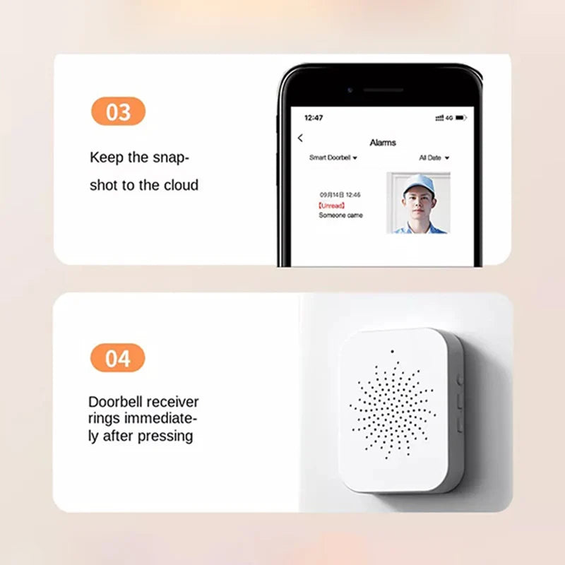 #33 Campainha smart com Câmera: Segurança e Conexão na Palma da Sua Mão!