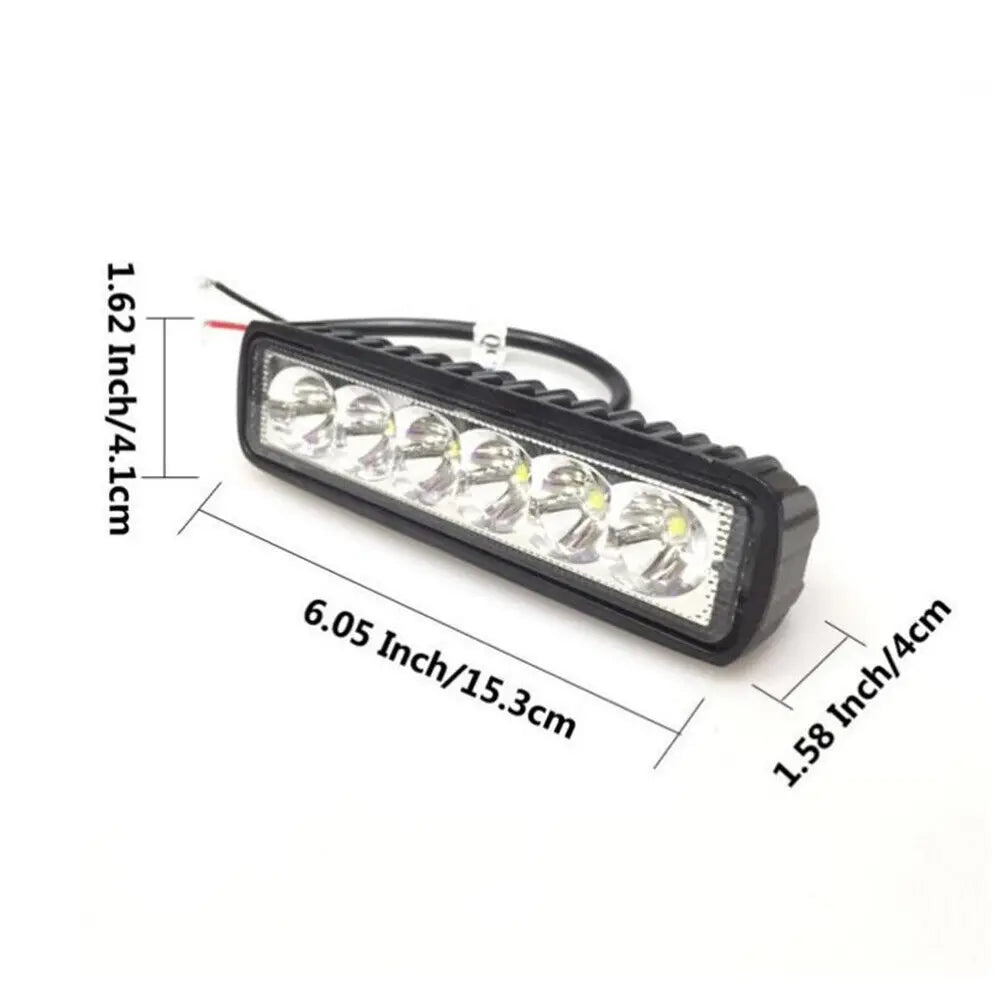 #38 🔦 Farol de milha Super LED Off-Road 18W - Iluminação Potente e Resistência Extrema! 🚀