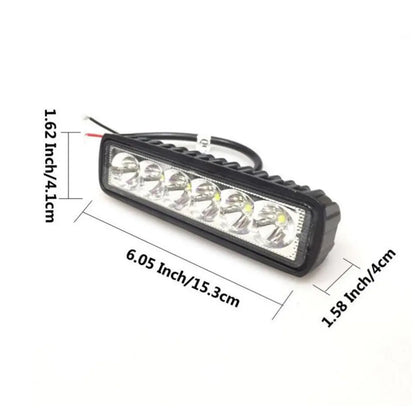 #38 🔦 Farol de milha Super LED Off-Road 18W - Iluminação Potente e Resistência Extrema! 🚀