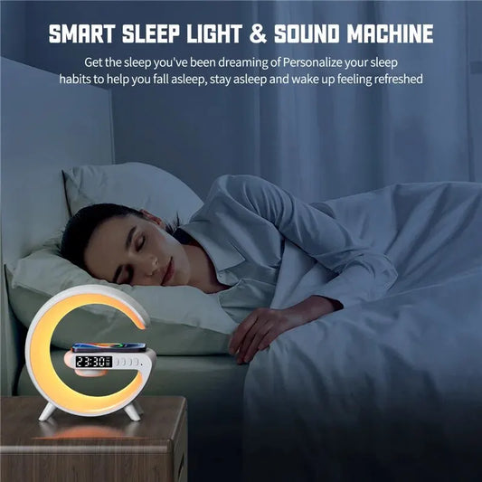 #03 Luminária com Carregador Indução Led - Smart Station
