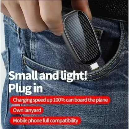 #31 Mini Solar Power Bank for Iphone and Android 1200 Mah