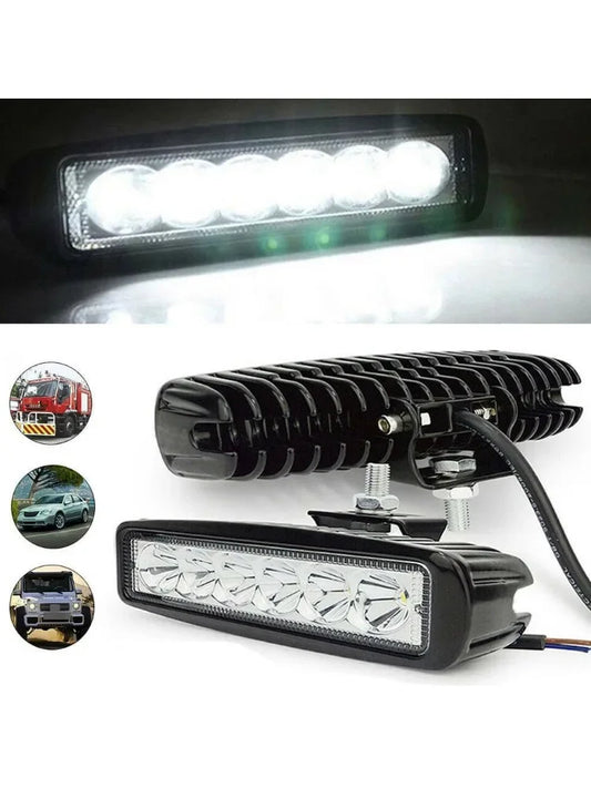 #38 🔦 Farol de milha Super LED Off-Road 18W - Iluminação Potente e Resistência Extrema! 🚀